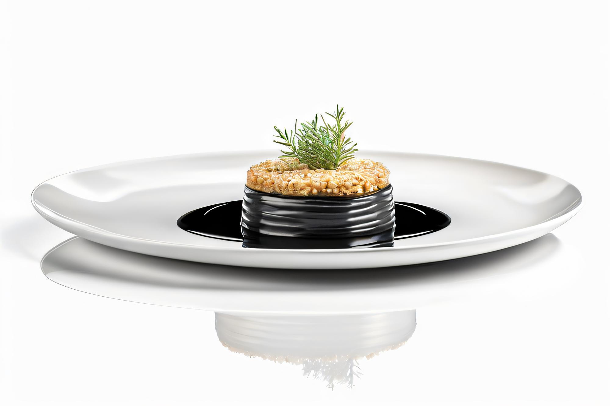 Selection of plated dishes on a wooden table